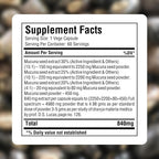 Herbsforever Mucuna Pruriens (Frijol Terciopelo) Extracto Extra Fuerte 15:1 - 60 Cápsulas Veganas
