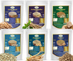 Biotic Mezcla de Polvos Ayurvédicos: Safed Musli, Ashwagandha, Shatavari, Gokhru, Vidarikand y Kaunch – 300g