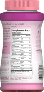 Nature's Bounty Optimal Solutions, Gominolas Multivitamínicas para Mujeres, Sabor Frambuesa, 140 uds (70 dosis)