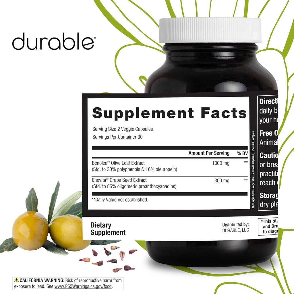 Durable Blood Pressure - Benolea Olivo y Enovita Uva