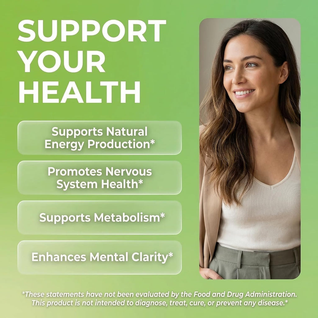 Complejo de Vitaminas B Líquido - Gotas de Vitamina B1, B2, B3, B5, B6, B7, B9, B12, Minerales y Hierbas - Clean Nutra