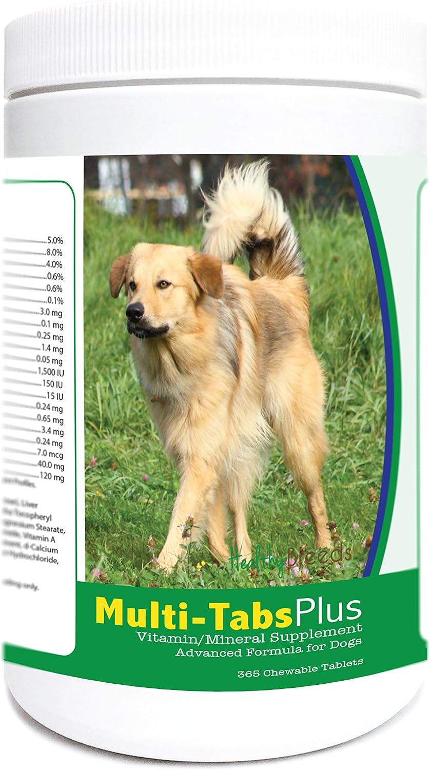 Healthy Breeds Multi-Tabs Plus Comprimidos Masticables para Perros, 365 unidades