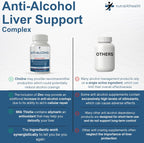Suplemento Anti Alcohol Craving, Complejo Anti-Alcohol, 60 Cápsulas para Reducir Antojos