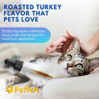 PetTest Methyl B12 Gotas Líquidas para Mascotas - 5000 mcg de Metilcobalamina - 118 ml