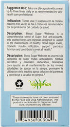 Bio Nutrition Blood Sugar Wellness - 60 Cápsulas Vegetales