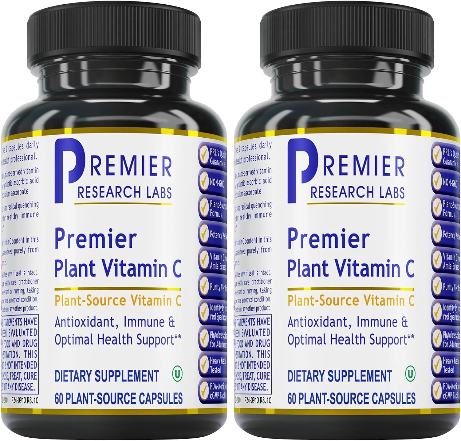 Premier Research Labs Essential C Complex - Natural Vitamin C with Amla and Bioflavonoids - 60 Vegetable Capsules