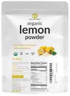 Polvo de Limón Orgánico, 454g – Liofilizado – Rico en Vitamina C – Sabor a Zumo de Limón Natural – Sin OMG, Sin Rellenos, Sin Azúcar