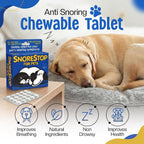 SnoreStop para Mascotas - 20 Comprimidos Masticables - Solución Natural Antirronquidos