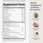 Multivitamínico para Mujeres, Complejo Todo en Uno con Vitamina B12, A, C, Biotina, D, E, Folato, Magnesio — 77 Nutrientes para la Salud General, Cabello y Piel, Energía, Suministro de 30 Días