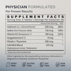 InfiniWell Thyroid Support+ - Complejo de Apoyo Tiroideo con Selenio, Yodo y Guggulsterona (60 Comprimidos)