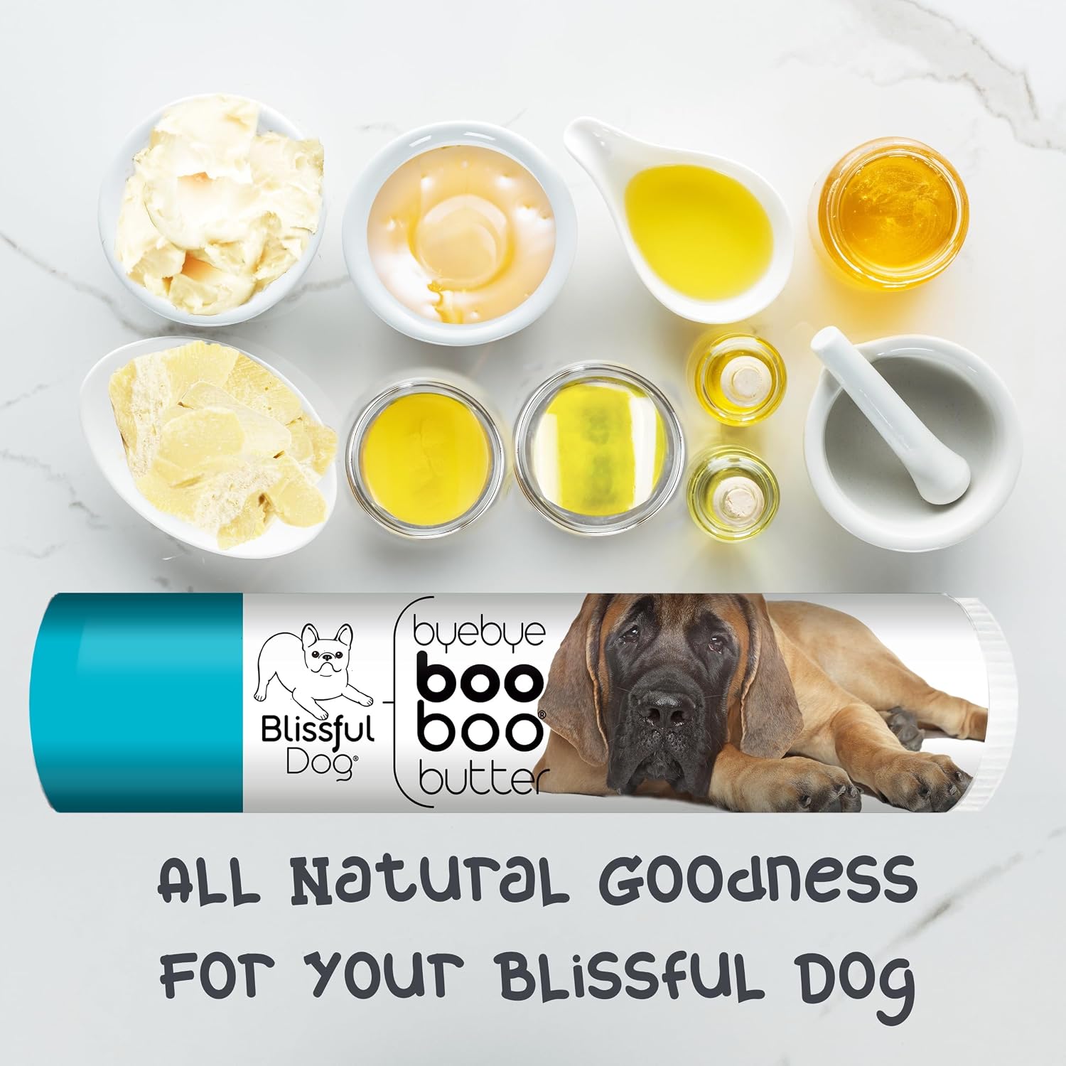 The Blissful Dog Bálsamo Booboo Butter para Mastiff - 0,15 oz