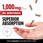 Force Factor Black Maca Raíz de Maca Negra para Hombres, 1000 mg, 120 Cápsulas (Envase de 2)
