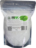 Mak Cristales de Mentol 1 LB (454 g) - Puro Orgánico 100% Natural - Menta Mentha Arvensis