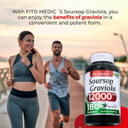 FITO MEDIC'S Lab | Soursop Supplement | Graviola | 180 Cápsulas