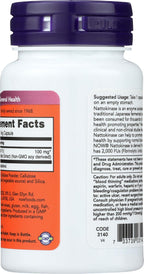 NOW Foods Nattokinasa 100 mg, 60 Cápsulas