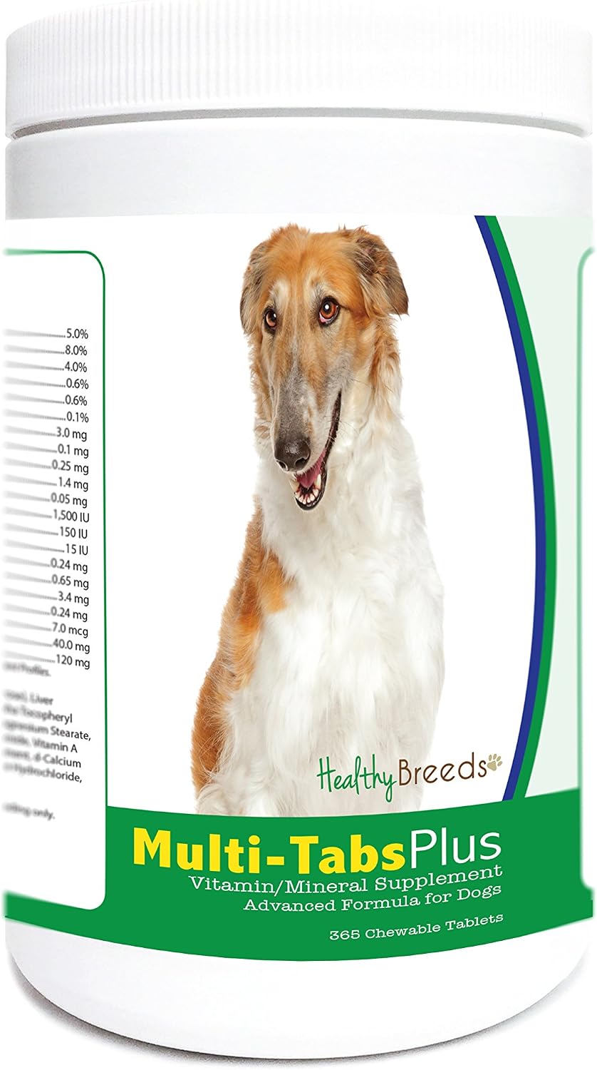 Healthy Breeds Borzois Multi-Tabs Plus Comprimidos Masticables 365 Unidades