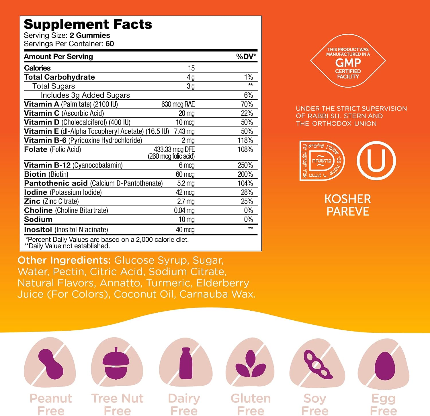 Zahler Chapter One Multivitamínico en Gominolas para Niños - 120 Gominolas Saborizadas con 13 Vitaminas y Nutrientes