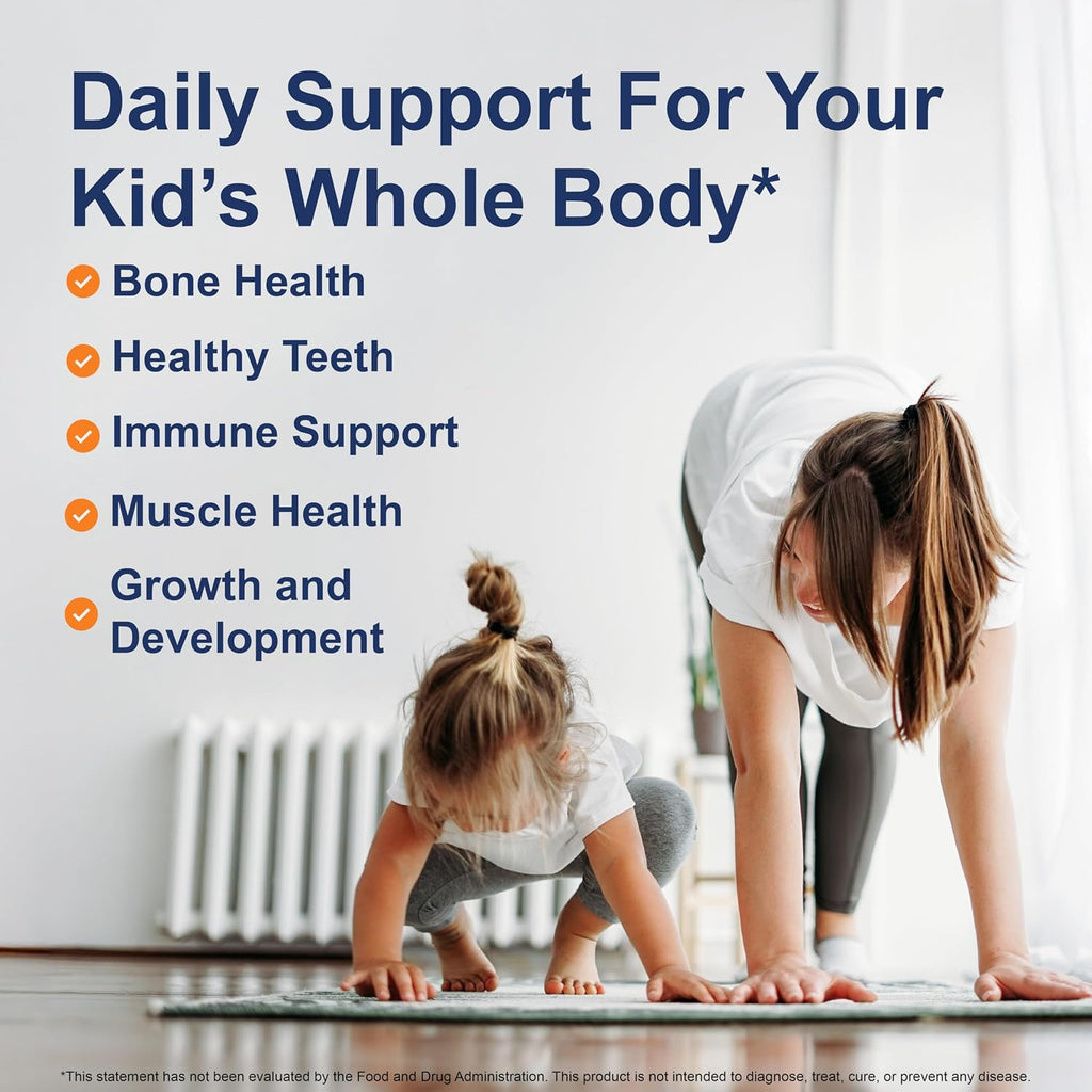 Carlson - Kid's Super Daily D3+K2, Gotas de Vitamina D3 y K2 para Niños, 1000 UI D3 y 22.5 mcg K2 MK-7, 360 Gotas (1 Año de Suministro)