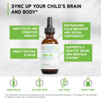 Little Davinci Sync Up - Suplemento Líquido con Sulforafano para Niños - Sabor Berry - 60 ml (60 dosis)