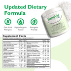 NanoVM Adult - Multivitamínico en Polvo Sin Alérgenos para Mujeres y Hombres, 275g