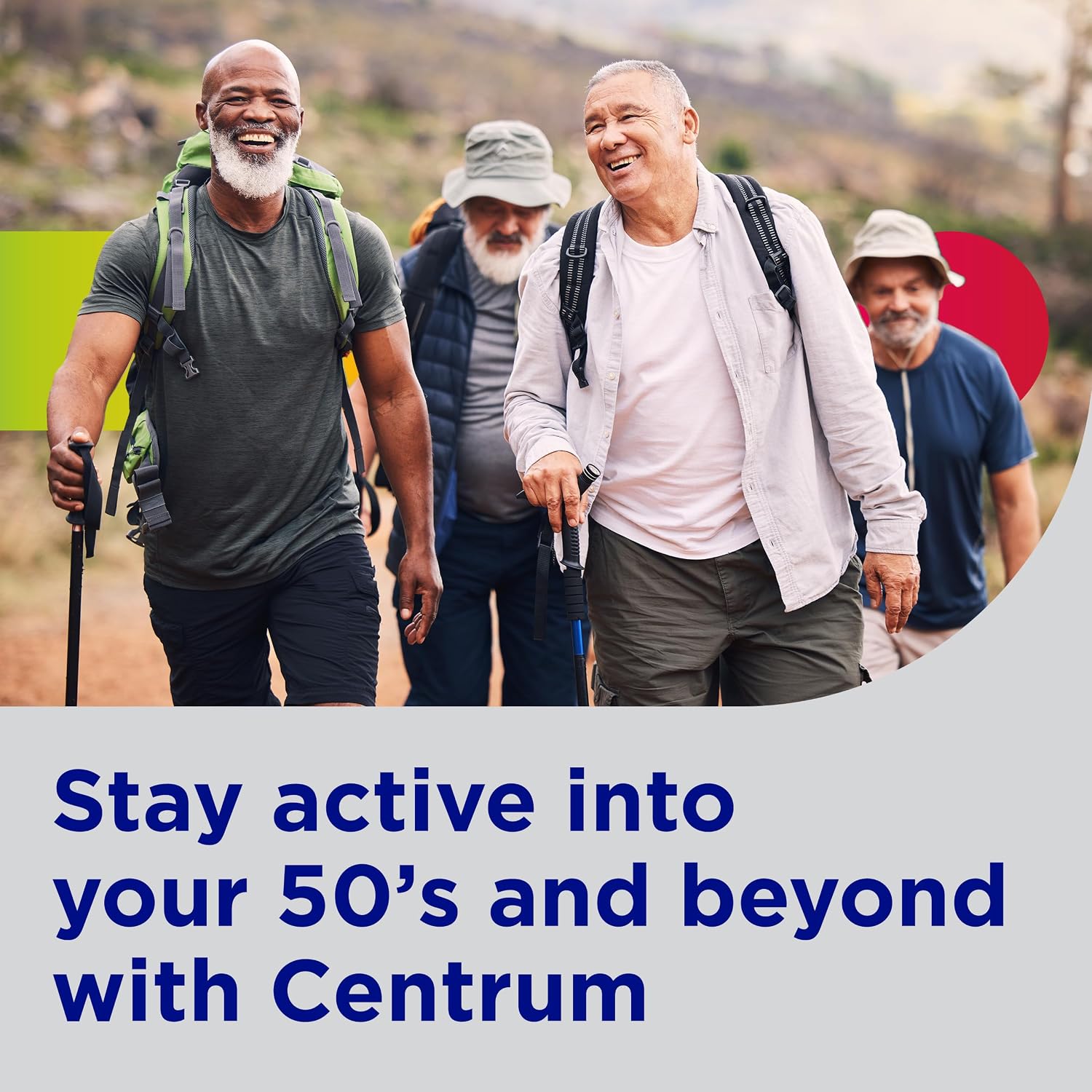 Centrum Silver Multivitamínico para Hombres 50 Plus - 100 Comprimidos