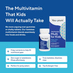 You+yours Multivitamínico en Polvo Sin Sabor para Niños y Bebés - Sin Azúcar, Edulcorantes, Sabores ni Conservantes. 30 Dosis.