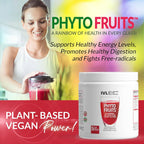 IVL Phyto Fruits Superfood Powder - 40 Frutas y Nutrientes + 6 Probióticos (252g, 30 raciones)