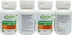 Ashwagandha Forte Cápsulas 500 mg – 60 Cápsulas Vegetales – Satya Naturals (Pack de 4)