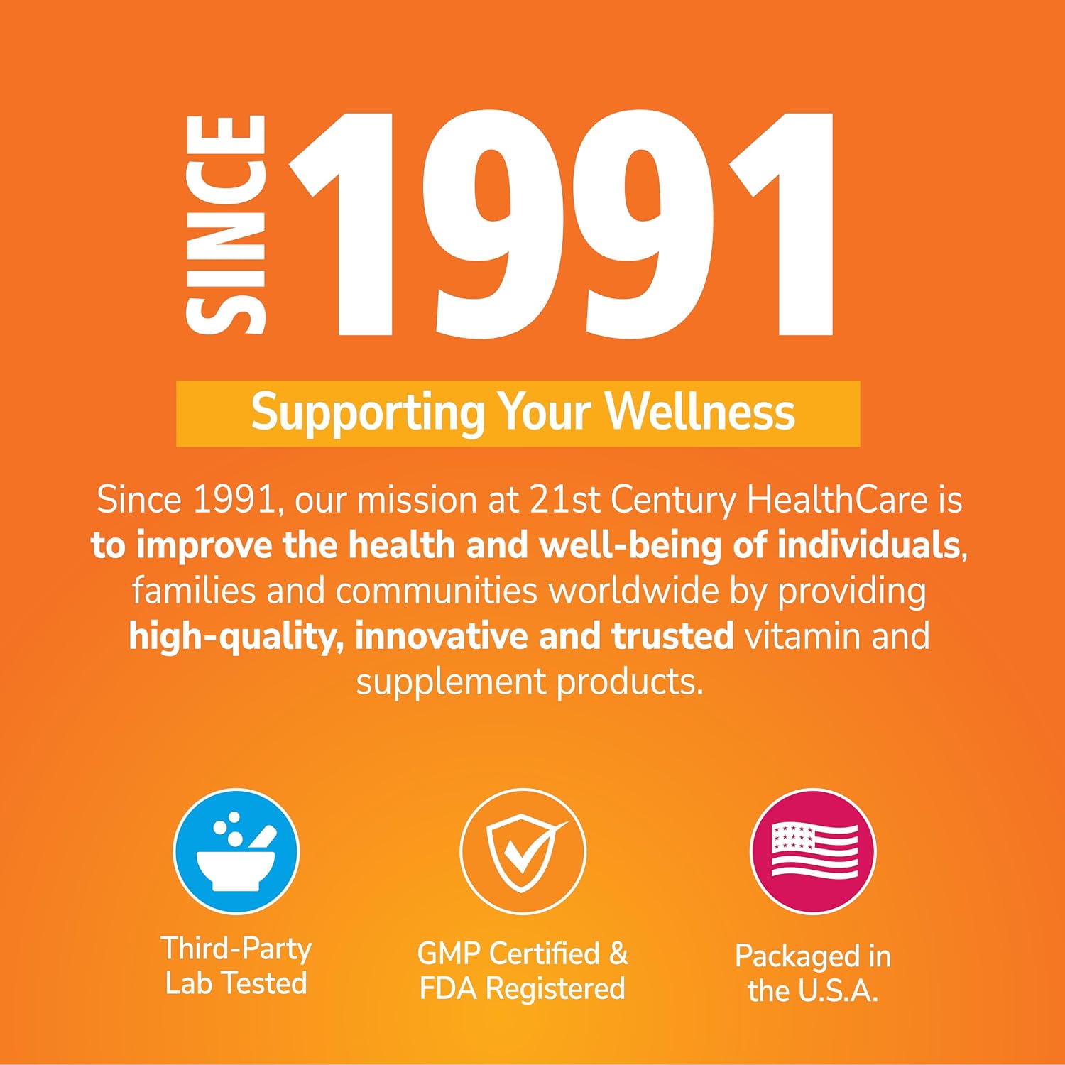 Vitamina C 500 mg Masticable Sabor Naranja - 110 Comprimidos