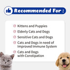 Branvine Probióticos Líquidos para Perros y Gatos - 6 Cepas con Prebióticos (60 ml)
