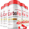 5 Pack - Carbofix Pills, 60 Comprimidos por Frasco para 30 Días