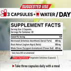 DEDICAD 1500mg Cápsulas de Artemisa con Nogal Negro y Clavo - Suplemento de Artemisia Annua para el Sistema Inmunitario - 60 Cápsulas Veganas