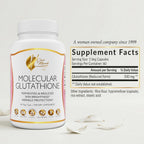 Cocó March N.M.D. Glutatión Molecular 500 mg – Antioxidante Potente para Apoyo Inmunológico y Belleza, Bajo Peso Molecular, Vegano, Sin Gluten, Soja y Lácteos, 60 Cápsulas Vegetales