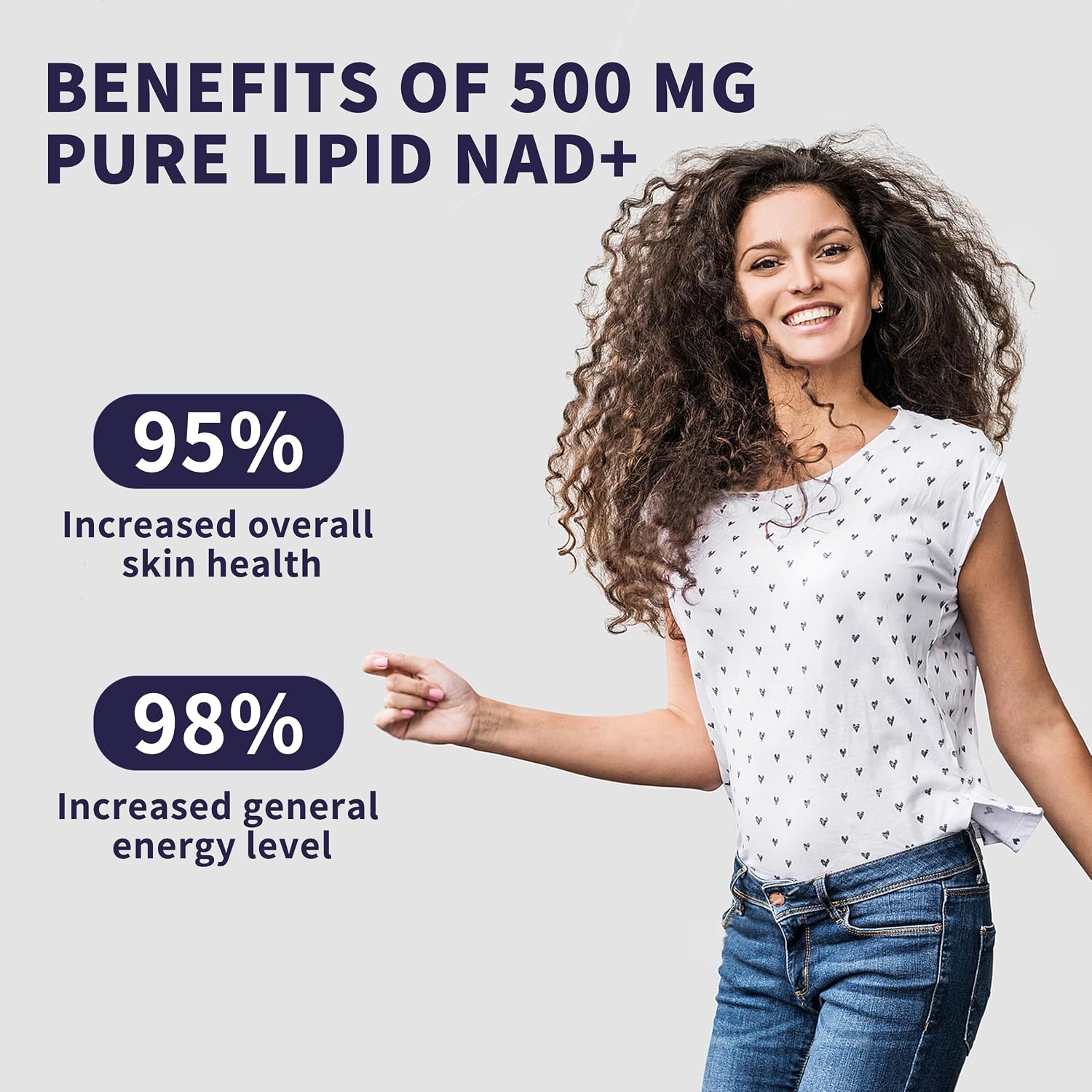 Women's NAD Liquid Supplement – 500mg Liposomal NAD – 3 Packs