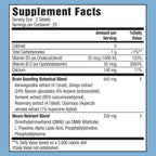 Applied Nutrition Healthy Brain All-Day Focus - 50 Tablets - Brain Booster with Ginkgo and Turmeric