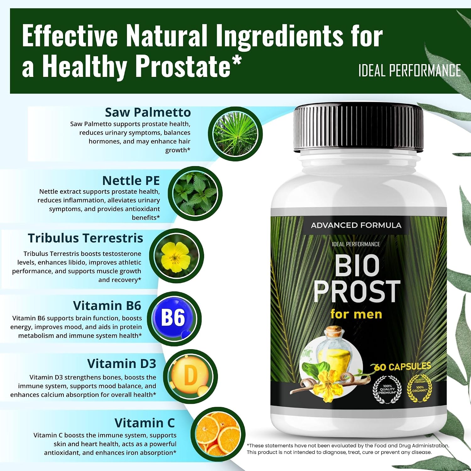 Bioprost Cápsulas - Suplemento para la Salud Prostática (2 Paquetes)