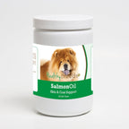 Healthy Breeds Golosinas Blandas de Aceite de Salmón para Perros Chow Chow, 120 Unidades