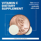 MAJOR Vitamina C-500 mg Ácido Ascórbico - 100 Comprimidos