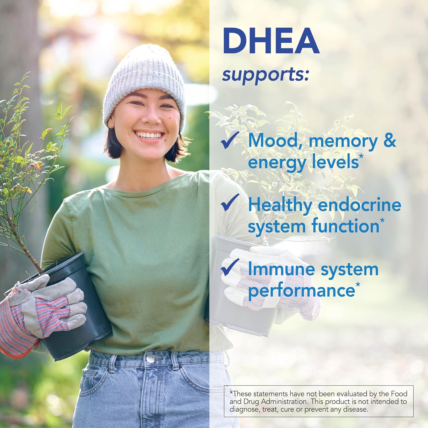 Patient One DHEA 25 mg | Suplemento de Dehidroepiandrosterona | Micronizado | 60 Cápsulas