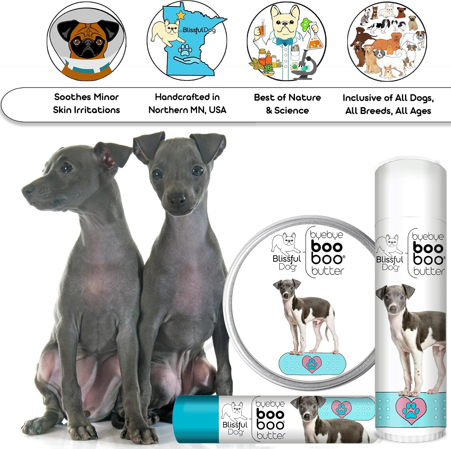 The Blissful Dog Italian Greyhound Boo Boo Butter, 454 g