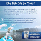 Vital Planet - Alaskan Omega-3 Masticables para Perros, Aceite de Pescado Salvaje de Alaska – 30 Masticables Sabor Hickory