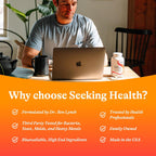 Seeking Health Multivitamínico Óptimo - Vitaminas B Activas, L-5-MTHF, CoQ10, Apoyo a la Metilación (240 Cápsulas)