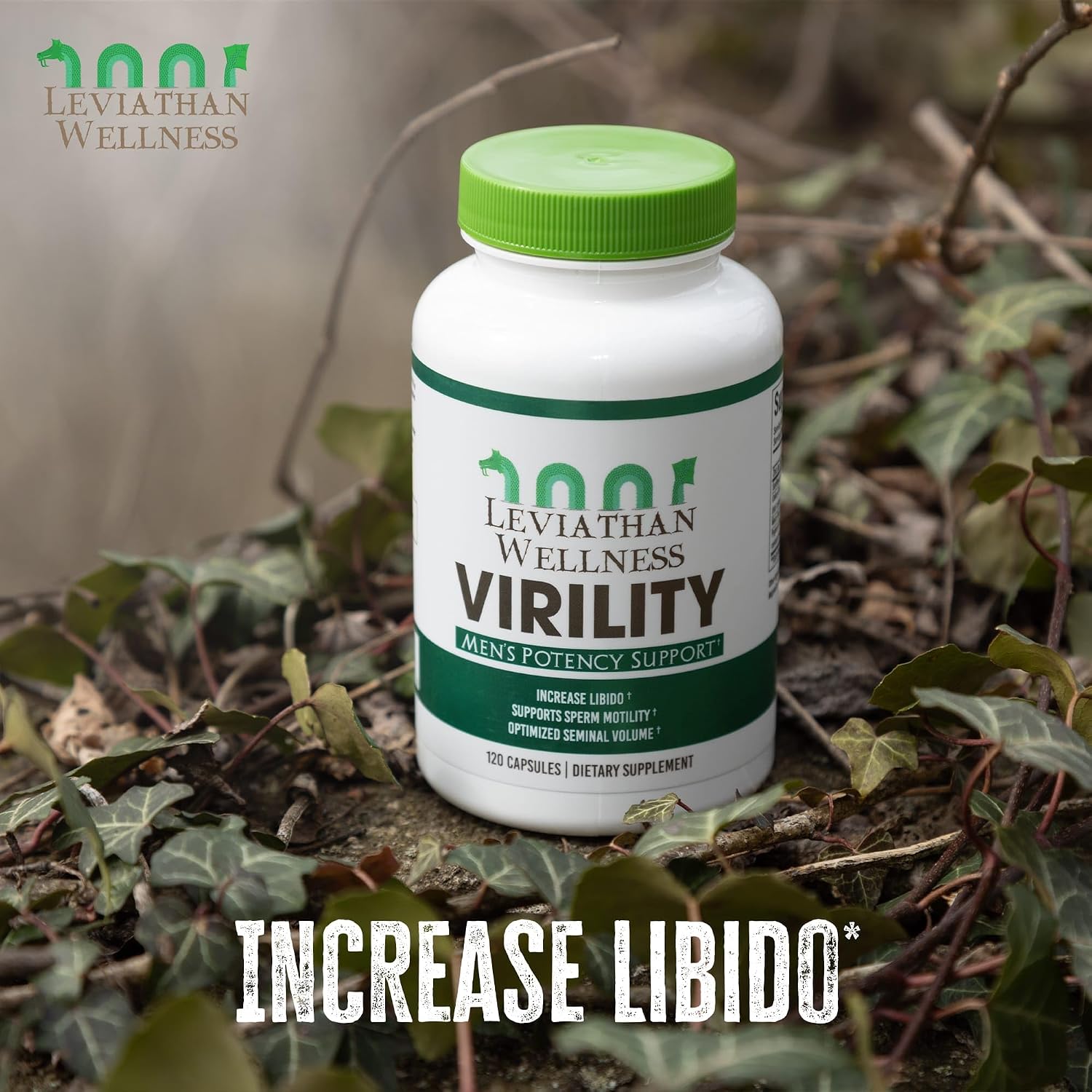 Virility - Potencia Masculina | Zinc (10 mg), Lecitina de Girasol (1200 mg), Extracto de Apio (1000 mg), Raíz de Maca (250 mg) | 120 Cápsulas