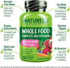 NATURELO Multivitamínico Integral para Mujeres - 240 Cápsulas Veganas