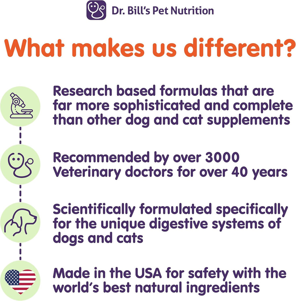Dr. Bill's Suplemento de Apoyo Cognitivo para Perros Adultos y Mayores