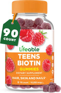 Lifeable Biotina 10000mcg Gominolas – Vitamina B7 – 90 Gominolas Veganas