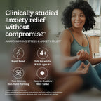 Terry Naturally AnxioCalm – 75 Comprimidos – Fórmula Calmante de Acción Rápida, No Produce Somnolencia, No Adictiva – Seguro para Adultos y Niños +4 Años – No Transgénico – 37 Dosis