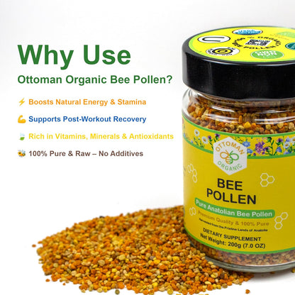 Polen de Abeja Orgánico 200g | Certificado USDA y UE | ottoman organic – Image 3