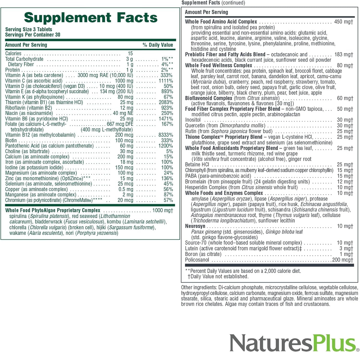 NaturesPlus Ultra Source of Life – Hierro : contribuye a la formación normal de glóbulos rojos y al transporte de – Image 5