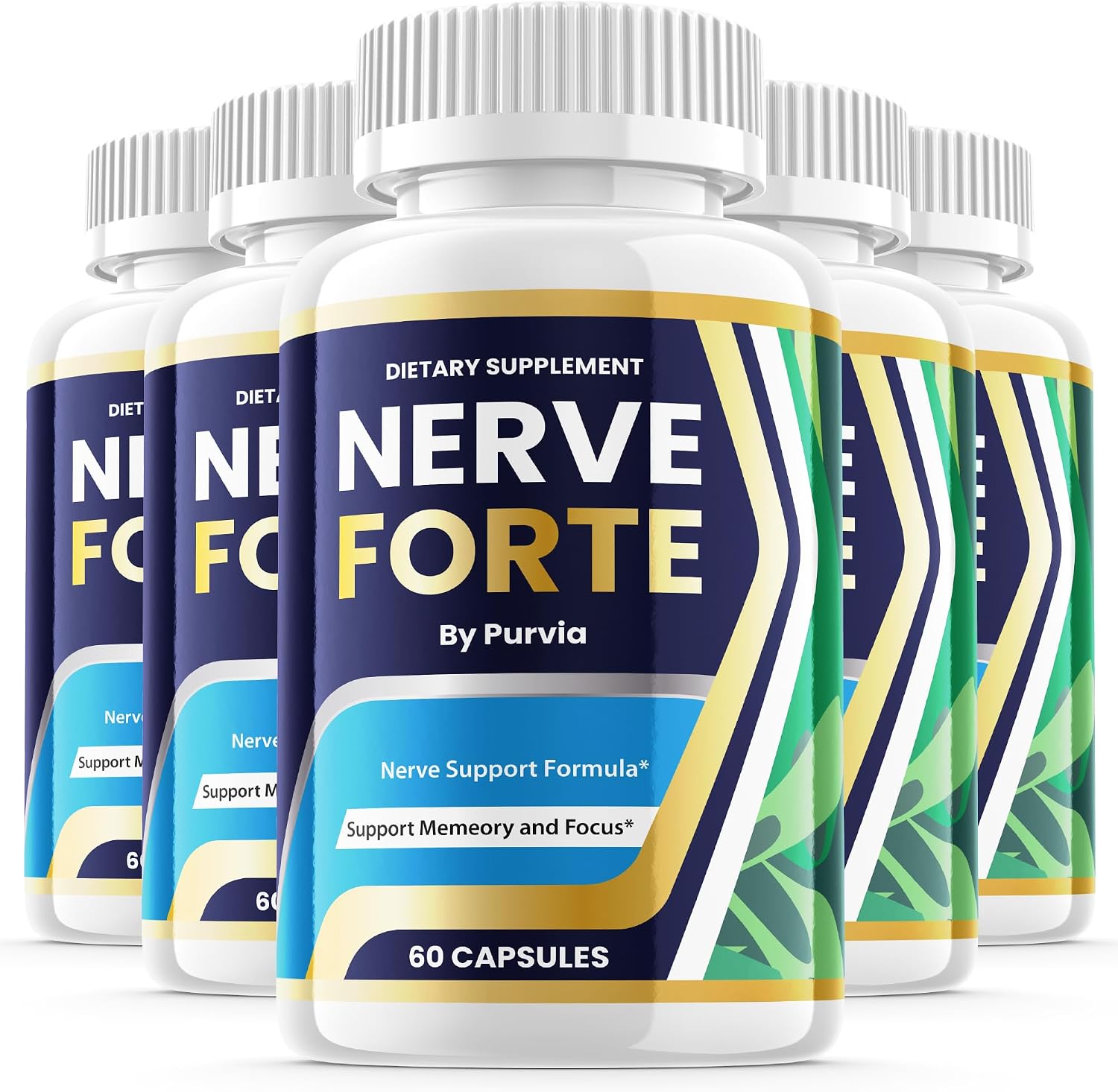 Nerve Forte 300 Cápsulas - Fórmula Avanzada para el Bienestar General